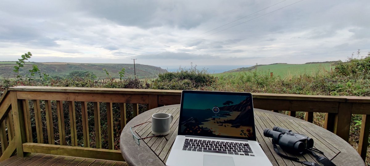 eyeblink's tweet image. What's your writing view this morning? #WritingCommunity #amwriting