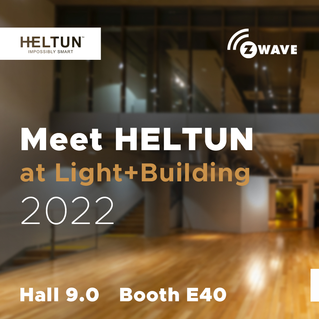 Fancy a personal presentation to understand why HELTUN Z-Wave 700-series products are a game changer in the smart home industry?

Meet HELTUN in person at the Light+Building expo in Frankfurt this October: booth E40, Hall 9.0

#heltun #zwave #smarthome #homeautomation