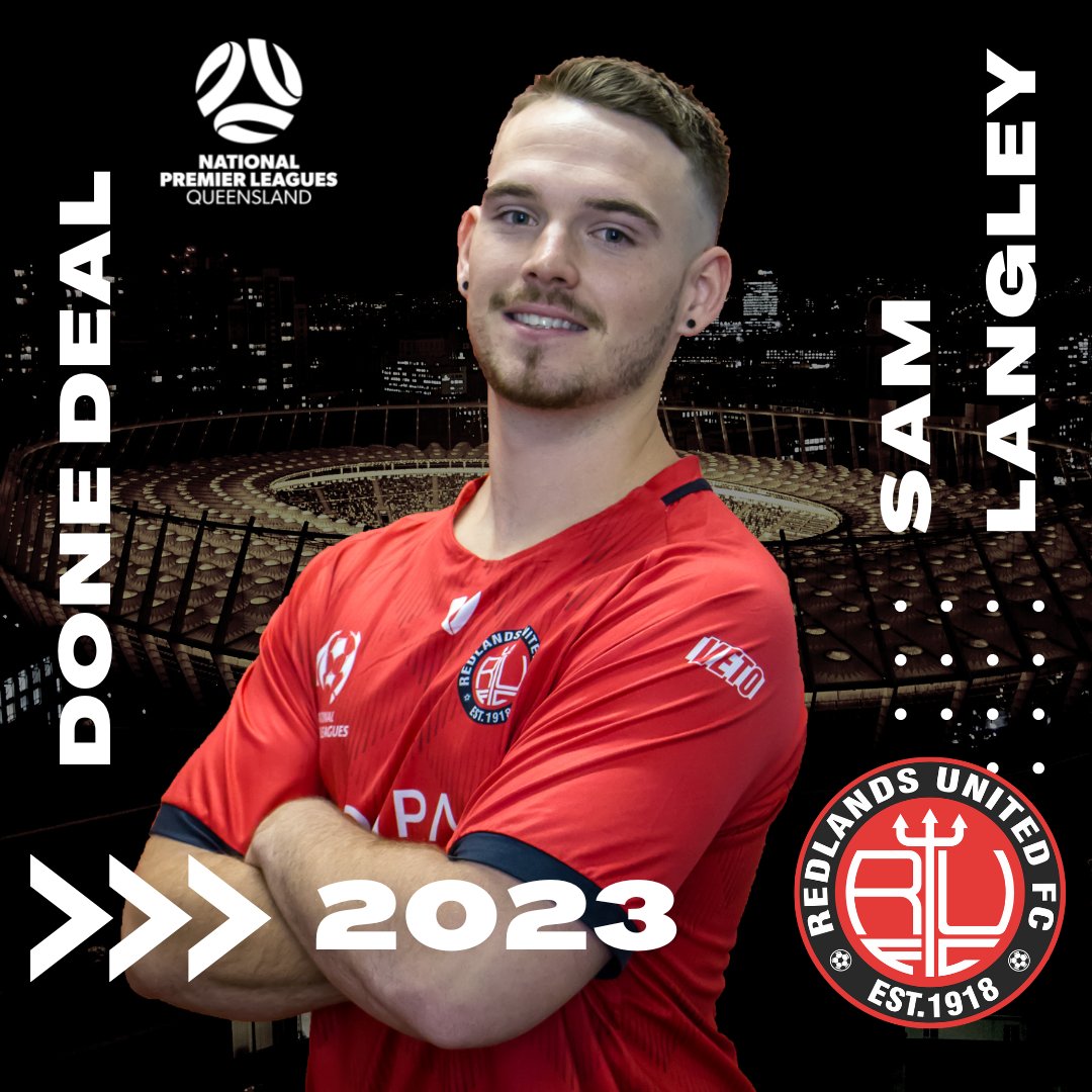 Redlands Utd FC is delighted to announce Sam Langley has re-signed for the Red Devils for the 2023 Season. 

“It's an easy decision, can’t fault the coaching staff, it’s so good down at Redlands, all the boys are unbelievable with such a tight group.  Can’t wait for next season.