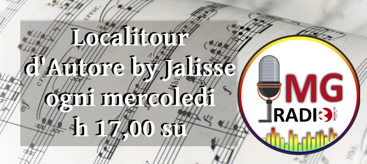 Jalisseofficial's tweet photo. #localitourdautore è anche su #MGradio https://t.co/THmYSGTnHl