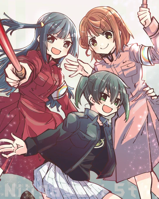 繚乱せつ菜さんと歩夢ちゃんと侑ちゃん つよ…つよそうですねあゆむだぴょん… 