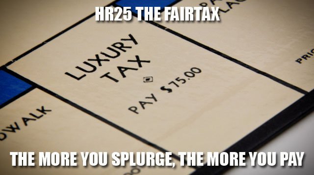 A retail consumption tax on sales of NEW goods/services is at its core a tax on LUXURY. No tax on income no tax on basics &amp; no IRS. THAT is fair.