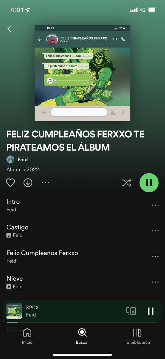 4am y escuchando el nuevo álbum de Ferxxo, Feliz Cumpleaños Ferxxo, Como siempre cosas del destino… <a href="/ferxxo4/">ferxxo</a>