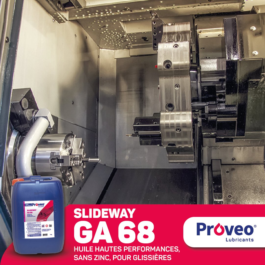 ProveoLubrican1's tweet photo. PROVEO SLIDEWAY GA 68, est une huile, sans zinc, pour des systèmes de glissière de haute performance 
 #proveolubricants #lubricants #huile_industriel #lubrifiants_tunisie #lubrifiants #premium #performance #huile #slideway #glissière #confiance #qualité #iso https://t.co/pvhLMzHDDl
