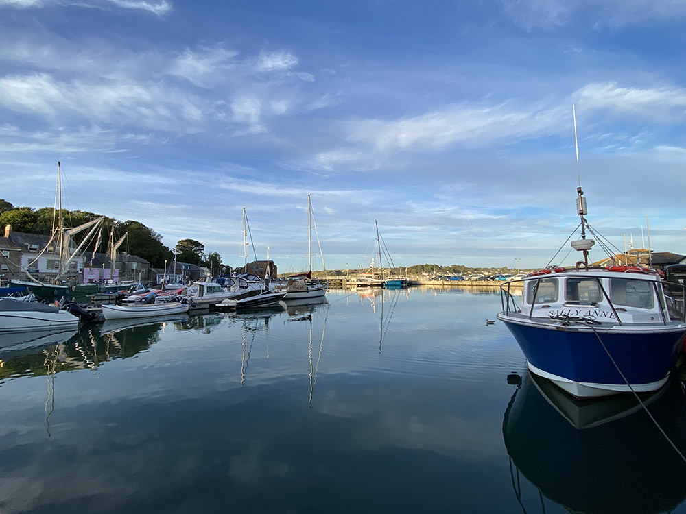 BridgeBikeHire's tweet photo. A very calm September Morning with huge tides ( not this morning - its a bit grey today- but warm!)
We are open all winter but will be closed on Monday to mark the passing of Queen Elizabeth.
#bridgebikehire #cornwall #padstow #harbour #hightide #view #cameltrail #openallwinter https://t.co/KkOWLIaMHN
