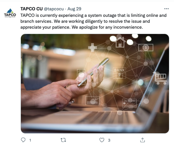 _venarix_'s tweet photo. #Lockbit #ransomware group claims responsibility for the #cyberattack against #TAPCO Credit Union (@tapcocu), a financial organization in Washington, 🇺🇸. According to #TAPCO, the company's outage was due to "connectivity issues with our 3rd party vendor"... https://t.co/X5jIj3WhFt