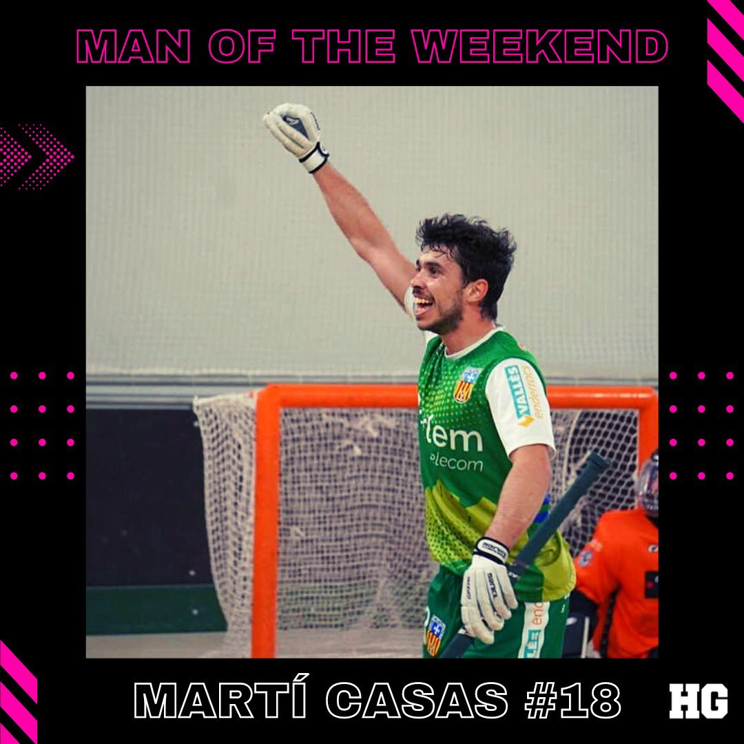 hockeyglobal's tweet photo. 💥 Man of the weekend
🟢⚪️ Martí Casas se convierte en el primer #MVP de la jornada de la @okliga_oficial 22/23, gracias a su repóker de goles anotados frente al @chcaldes 🔥
👀 Jugador más valorado en #OkManager con 30 dígitos 📊 https://t.co/F6UUm7TGuG