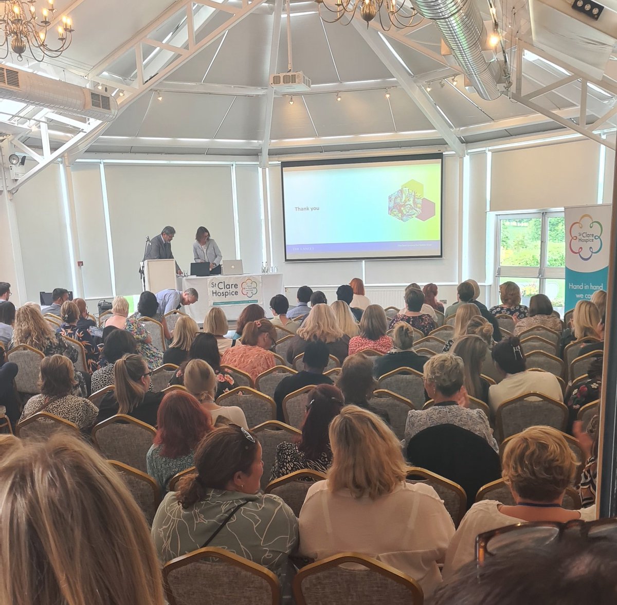 Very proud to be a part of the <a href="/hospicestclare/">St Clare Hospice</a> conference today #SCHconference #PalliativeCare