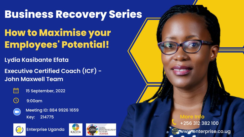 ENTERPRISE UGANDA (@entuganda) on Twitter photo #BusinessRecoverySeries
#LydiaKasibanteEfata
#RonaldMukasa
<a href="/RonaldMukasaSs/">Ronald Mukasa Ssenkubuge</a>
#MaximizingEmployeePotential relates to an individual's expertise, as well as their innate abilities.
Able employees illustrate the capacity to work autonomously and consistently deliver results. #BusinessRecoverySeries
#LydiaKasibanteEfata
#RonaldMukasa
<a href="/RonaldMukasaSs/">Ronald Mukasa Ssenkubuge</a>
#MaximizingEmployeePotential relates to an individual's expertise, as well as their innate abilities.
Able employees illustrate the capacity to work autonomously and consistently deliver results.