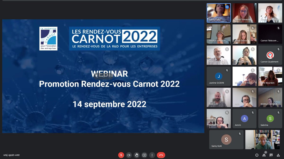 Carnot_ESP's tweet image. Les #Carnot préparent les @RDV_CARNOT qui auront lieu les 11 et 12 octobre à l'espace Champerret, Paris. 
Aujourd’hui, c’est visioconférence avec la #TeamCom du réseau des Carnot. 
Merci à tous pour ce moment d'échange !
