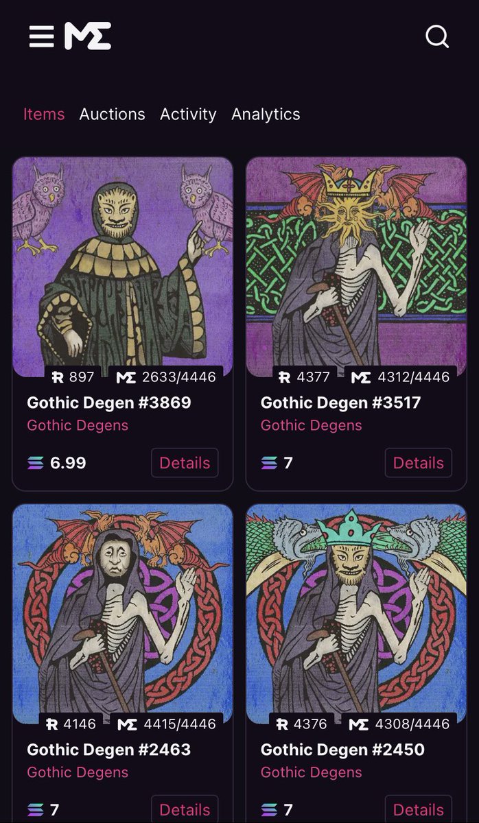 Dirtbag_Rob's tweet photo. Can you even imagine what the floor would be on the @GothicDegens x #Abc collab if not all of these bozos where listing their GD for scraps?
@GothicDegens @cocoadirewolf @0xGoblin_
#LFGOTH #Gotish https://t.co/MdCNiL4fyO