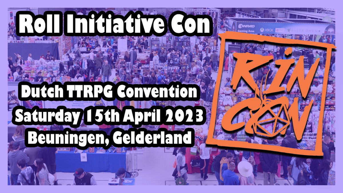 RollIniCon's tweet image. Roll Initiative Con is an all TTRPG convention happening next year! We're currently booking speakers, preparing workshops, and finding a venue - but the stars are aligning more every day!

Would you like to know more? Check out out website in the tweet below!