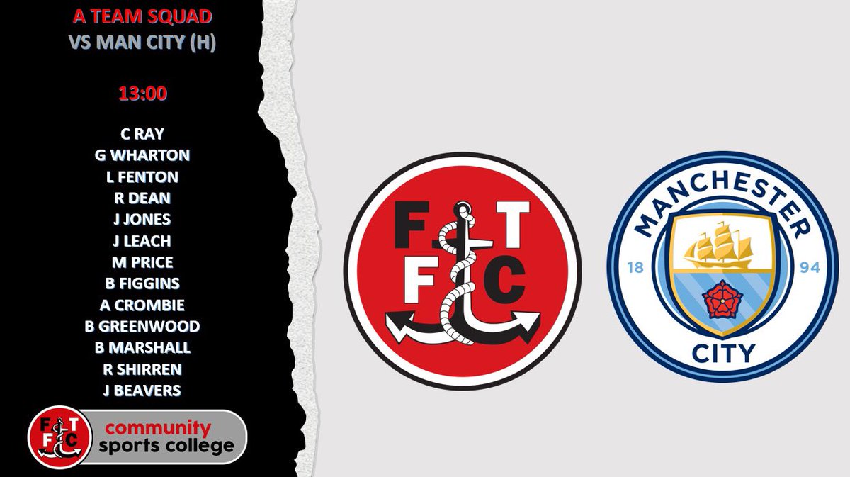 FTFCCS_College's tweet photo. 🔴 GAME DAY 🔴

-A Team vs Man City (H)
-B Team vs Rochdale (A) 
-Ladies vs Cardinal Newman (A) 

#OnwardTogether ⚽️ https://t.co/4yVhRYZoSd