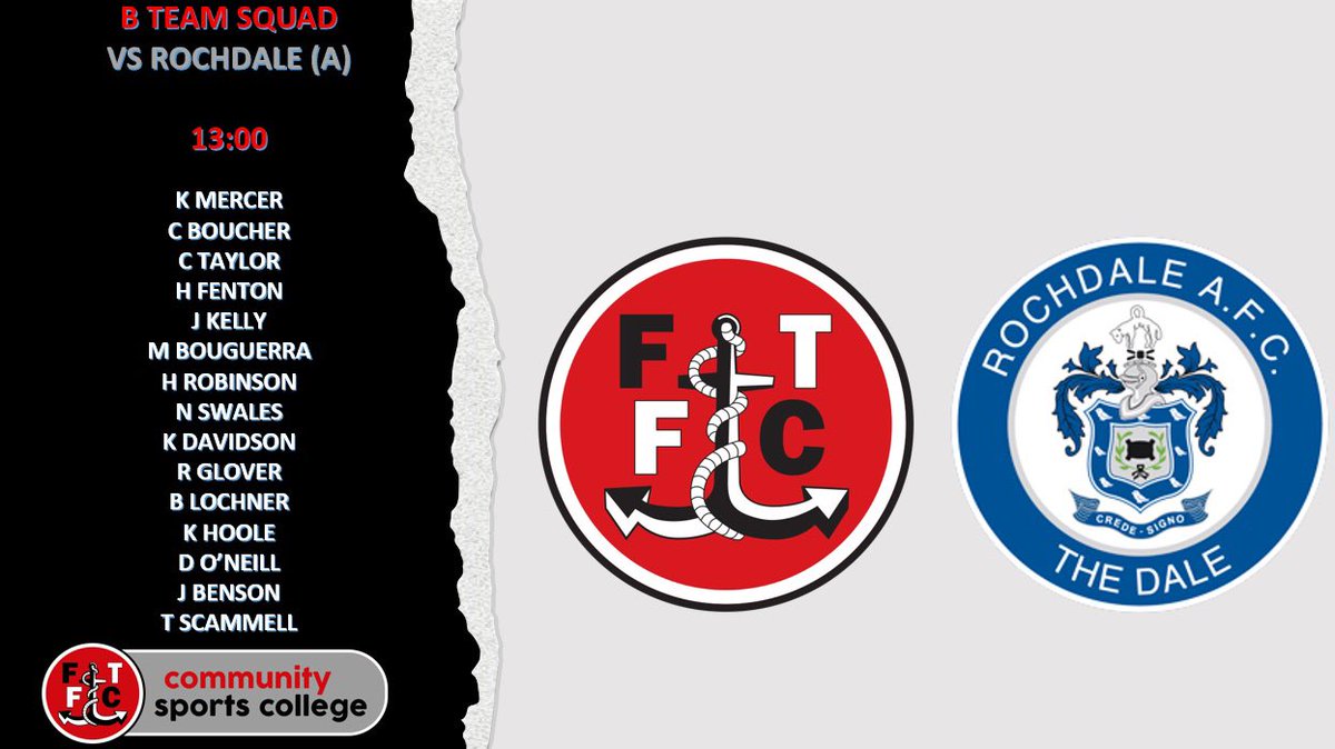 FTFCCS_College's tweet photo. 🔴 GAME DAY 🔴

-A Team vs Man City (H)
-B Team vs Rochdale (A) 
-Ladies vs Cardinal Newman (A) 

#OnwardTogether ⚽️ https://t.co/4yVhRYZoSd