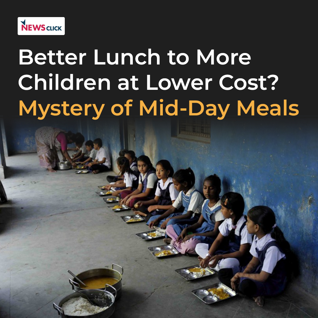 newsclickin's tweet image. What the two million PM-Poshan cooks go through is an extreme instance of exploitation by the government. At stake is the development needs of schoolgoing children.

#MidDayMeal #MidDayMealProgramme #RightToFood #PMPoshan 

newsclick.in/Better-Lunch-M…