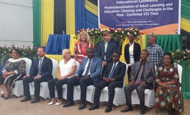 ICAEGlobal's tweet photo. ICAE is delighted to take part at the conference on ALE professionalisation in Dar es Salaam! At the opening, Permanent Secretary of MoE remembered ICAE World Assembly in Tanzania 1976 and Nyerere as Honorary President, as sent best greetings to ICAE EC and its members! https://t.co/fXqm4wah0m