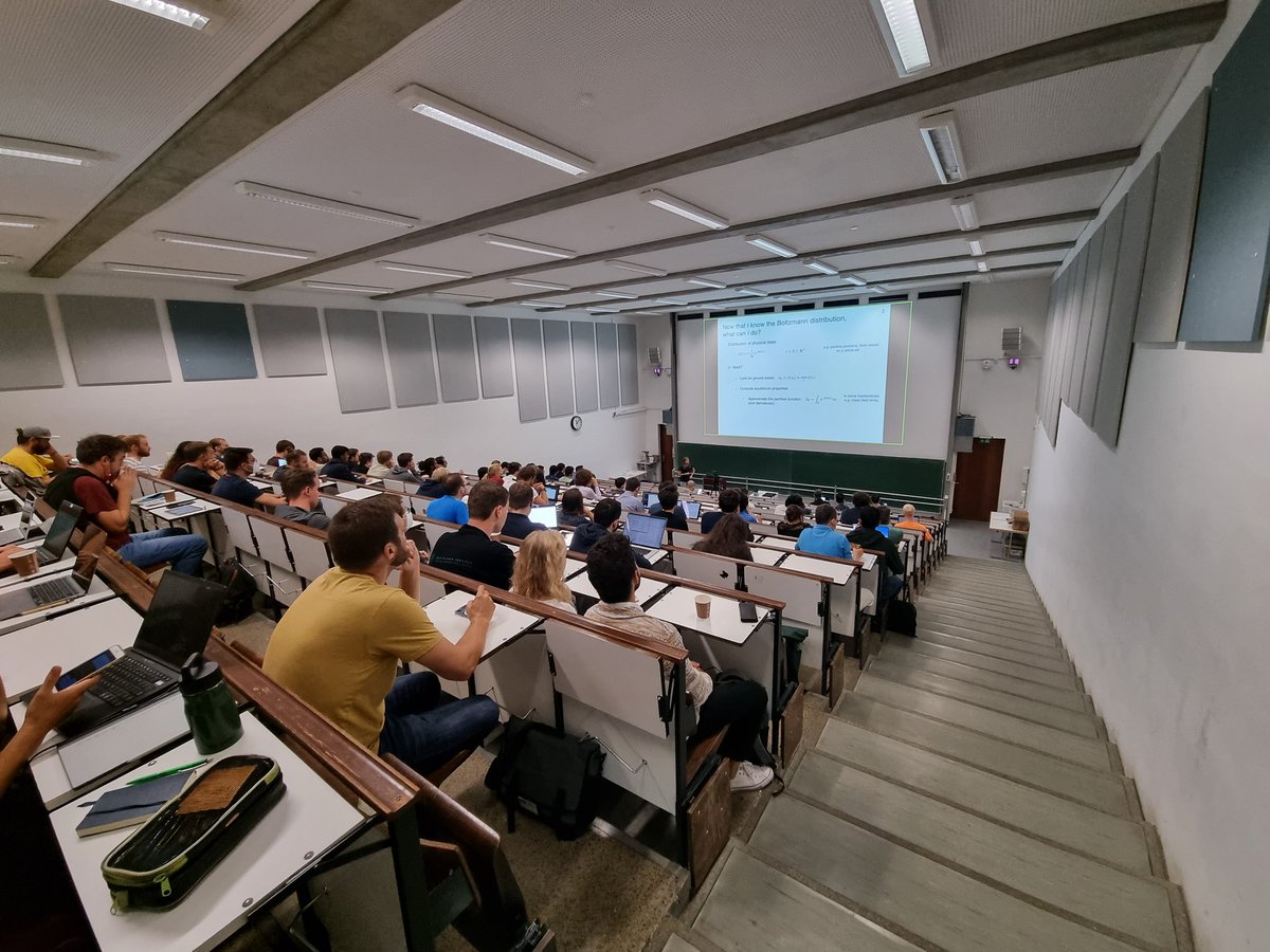 KrippendorfSven's tweet photo. Continuing day 3 at #ASCschool with @marylougab and her perspective on generative models from statistical physics. https://t.co/4e2o3d1jSF