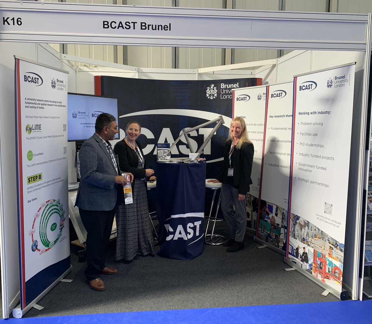 Come visit <a href="/BCAST_Brunel/">BCAST</a> exhibiting <a href="/UK_Metals/">UK Metals Expo</a> stand K16
#circulareconomy #aluminium #metals