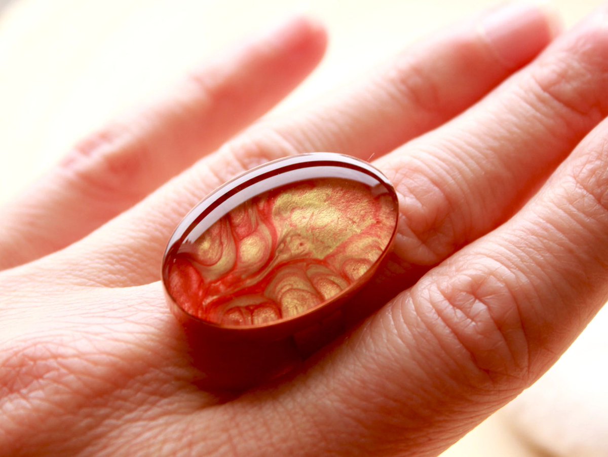glimtybot's tweet photo. SALE - Big copper adjustable rings, hand-painted. Oval or round bezel hand-colored copper ring. Adjustable trendy statement ring. Gifts.
#CopperRing #AdjustableRings #Adjustable #BigCopper #oval #ring #sale #RoundBezel #EverywhereUR
👉https://t.co/PZ0iiIbHnq https://t.co/bJGTD80nDi