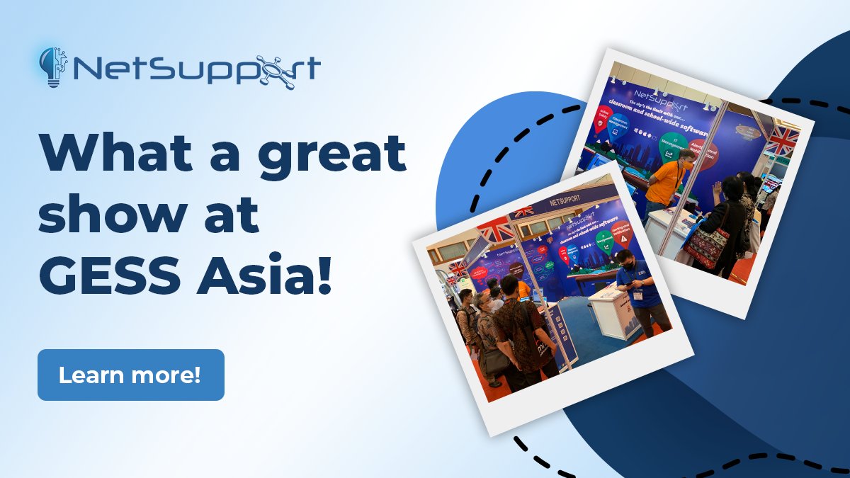 NetSupportGroup's tweet photo. Stand C8 is booming at @GESS_Asia! The team have already met so many people! We'll be here until Friday, so there's still plenty of time to pop down. Learn more here https://t.co/9ro9yMpvH6

#GESSAsia #EducationEvent #EdTech https://t.co/Ug8bwnCsSg