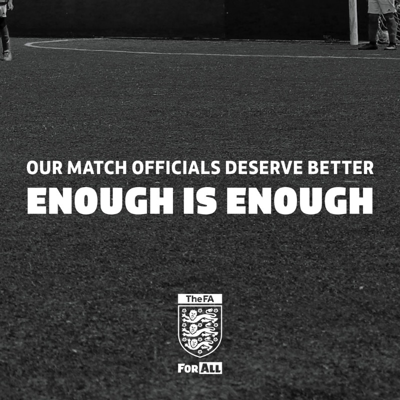 EastRidingFA's tweet photo. We will take action against people who spoil the game for others. 

We along with the Leagues, clubs and match officials have tough punishments to deal with poor behaviour. 

𝗘𝗻𝗼𝘂𝗴𝗵 𝗶𝘀 𝗲𝗻𝗼𝘂𝗴𝗵!