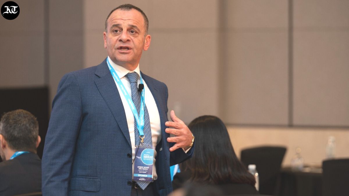 khaleejtimes's tweet photo. #AhmadMohdAbuEideh, CEO of #InvestBank, addresses #DIGIBANK2022, the #banking transformation forum powered by #KhaleejTimes in #Dubai.
Photo: @shihabphoto https://t.co/XXTnflUUoN