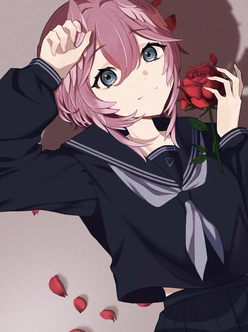 黒セーラーリクエストありがとうございました#Luillust 
