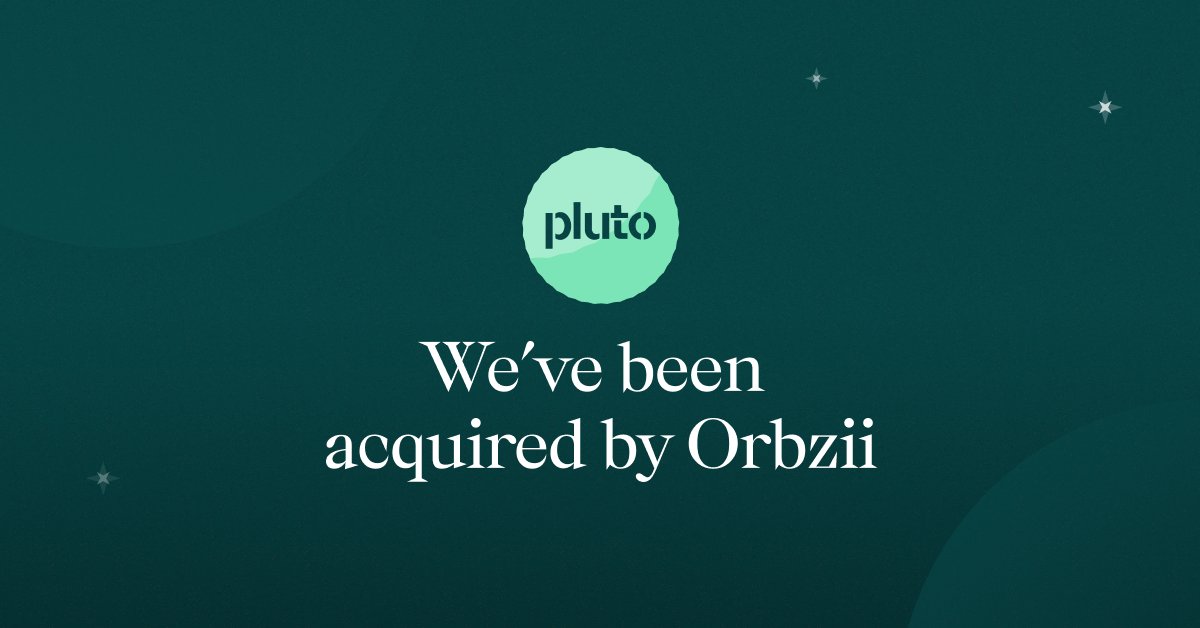 pluto__travel's tweet photo. We’re pleased to announce that Pluto has been acquired by @orbzii, a fellow UK-based travel brand, with the mission to empower people to Dream, Plan &amp; Book their next trip, all in one beautiful app. (1/4) https://t.co/epXK6Y8pyw