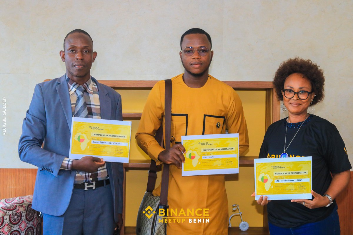 BinanceAfrica's tweet photo. It was a fantastic experience hosting the first-ever meetup in Cotonou, Benin.

Over 370+ people attended as the #Binance team taught about the Binance ecosystem and blockchain technology. https://t.co/U32huL4WBh