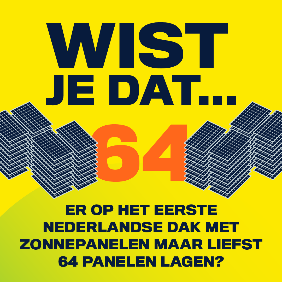 Tegenwoordig zou je acht of minder #zonnepanelen nodig hebben om dezelfde hoeveelheid zonnestroom op te wekken. De zonnepanelen die wij nu verkopen, zijn namelijk veel beter in het omzetten van licht naar elektriciteit. Wist jij dit? 🤔💡