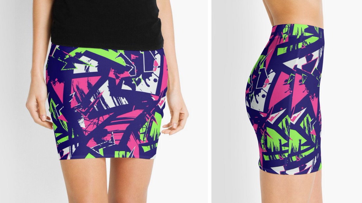 homeandworkdes1's tweet photo. Green Pink Blue Abstract Look Mini Skirt

https://t.co/gFNPmDyZRk

#homeandworkdesign #RBandME #redbubble #findyourthing#manpattern #contemporarybackground  #geometric #abstracttexture #sexy #girly #grey #orange #gray #trendy #grunge #bestselling #fashionable https://t.co/8xSxUGNlHr