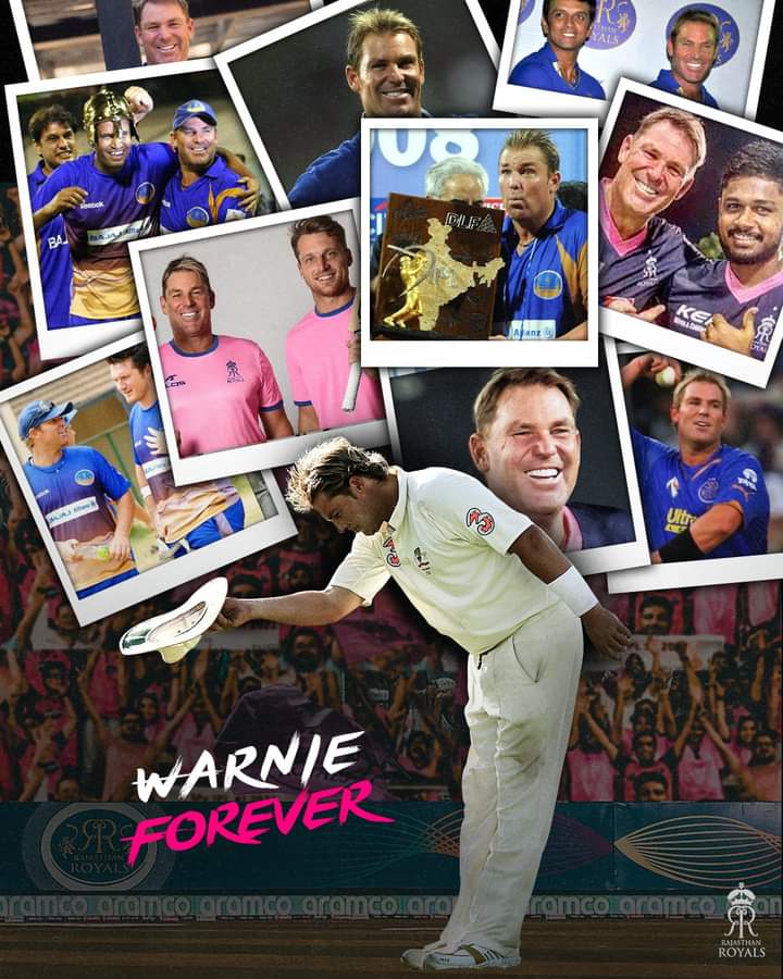   Rip Shane warne and happy birthday  ne 