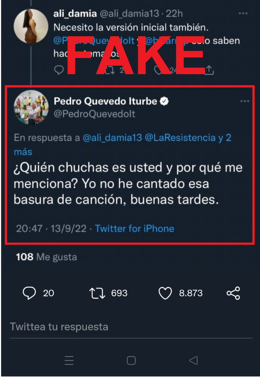 #Quédate con lo que no sea un fake.