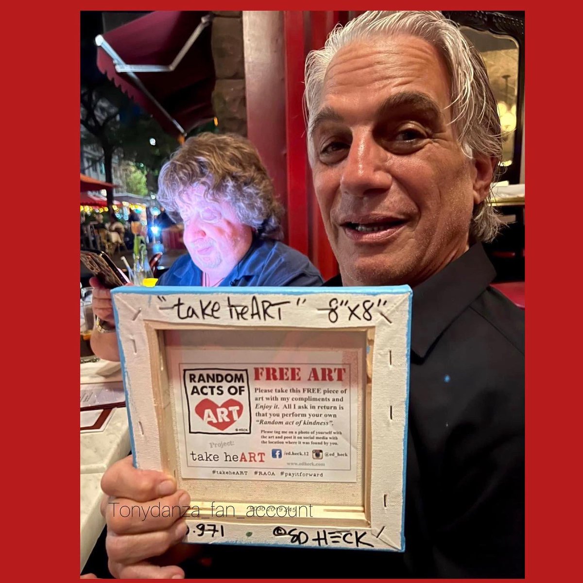 TonyDanza_fan's tweet photo. About this Night ; it looked like a great night 😍 I melt 🥹 I adore these photos 🥰🥰🥰 Tony is back in New York (for my greatest happiness) 🥹 and the evening is happening at @mannysbistrony ❤️ a bit like he was "à la maison" in fact 🇫🇷😁 #tonydanza #art #edheck #heck #heart https://t.co/eYo0nPPUOT