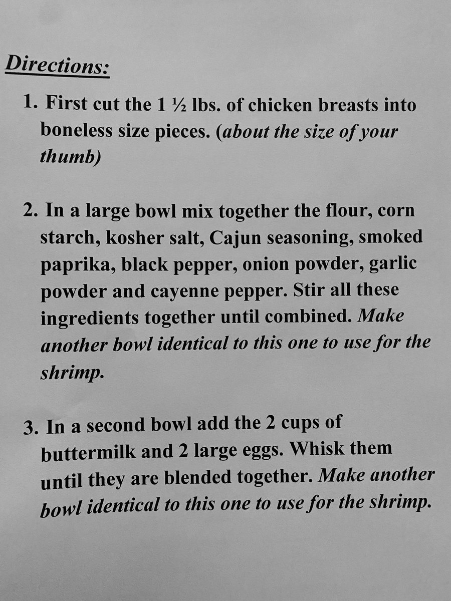 raider_rob24's tweet photo. 1/1 Here’s my Boneless Wing and & Fried Shrimp recipe from last week! Lol. I forgot to Tweet it out. Enjoy! #cookingwithroberto👨🏻🍳 #thebenmallershow @benmaller @Eddieonfox @uhbroncofan https://t.co/Q7yctRBMmF