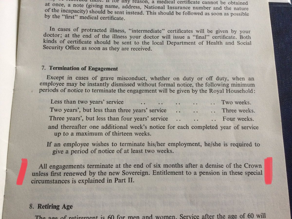 TolgusB's tweet photo. His was my contract when I joined the royal household and clearly shows what happens wrt staff on the death of the monarch. If we had decent journalists instead of sensationalists it would be so much better. https://t.co/MsgiqNg8Yx