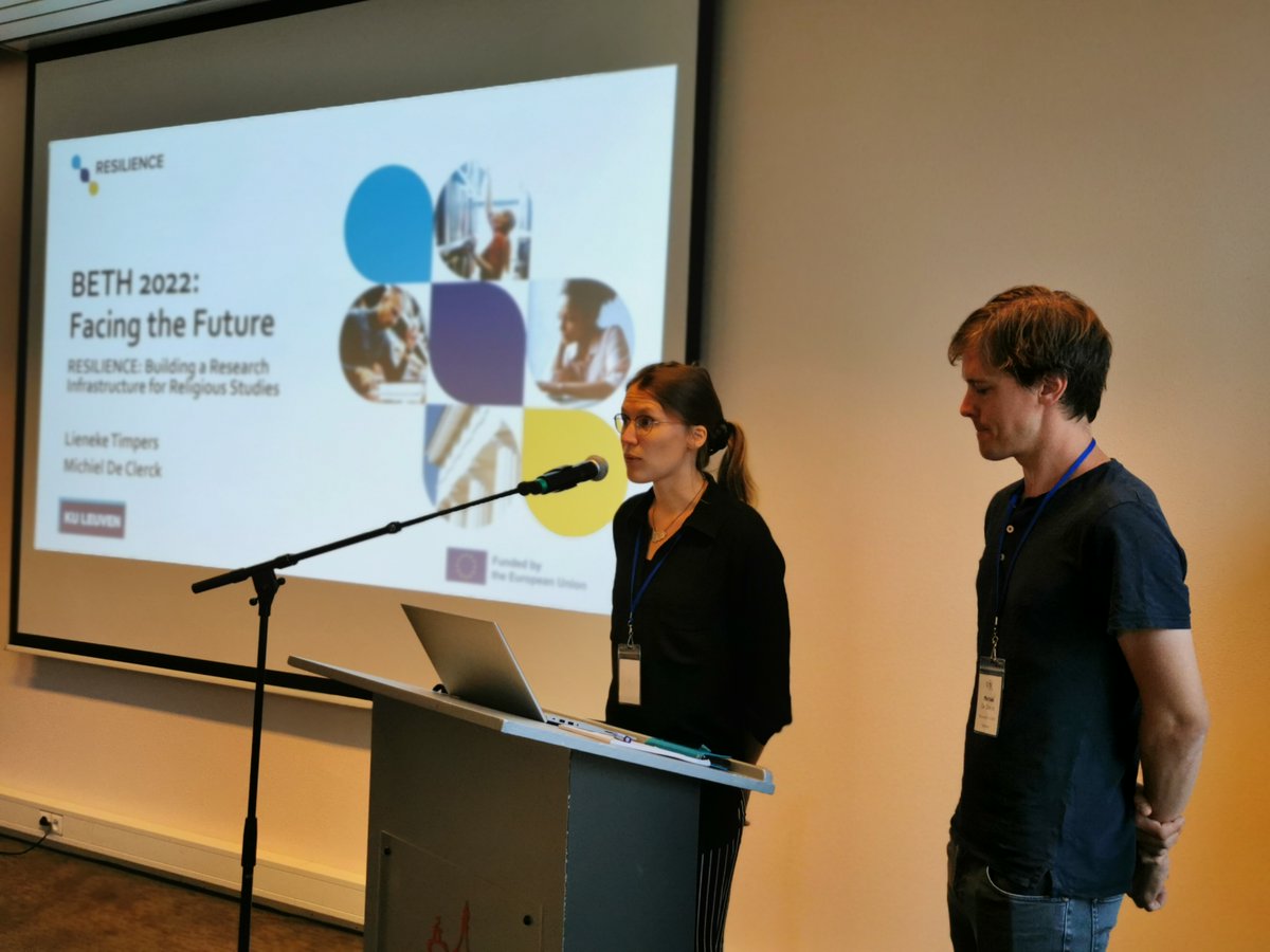 RESILIENCE (@resilienceri) on Twitter photo Proud of our colleagues Lieneke Timpers and Michiel De Clerck <a href="/KULTheology/">Faculty of Theology and Religious Studies</a>, presenting the RI on the 50 BETH Conference in Rolduc: #FacingtheFuture #Stakeholderengagement #Librarians #Data #ServingResearch #Buildingknowledge #ReligiousStudies Proud of our colleagues Lieneke Timpers and Michiel De Clerck <a href="/KULTheology/">Faculty of Theology and Religious Studies</a>, presenting the RI on the 50 BETH Conference in Rolduc: #FacingtheFuture #Stakeholderengagement #Librarians #Data #ServingResearch #Buildingknowledge #ReligiousStudies