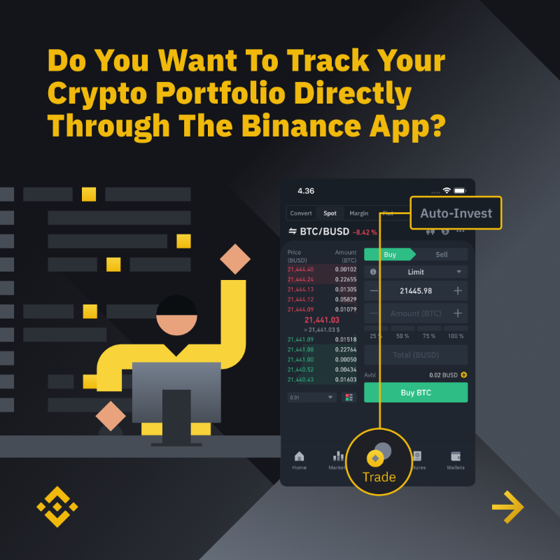 binance's tweet photo. Manage your crypto portfolio and earn rewards through #Binance Auto-Invest! 

Learn more ⬇️