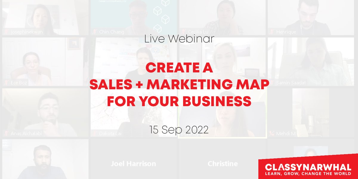 Launching something new?

Join me tomorrow for a Live Webinar + Discussion. You'll get concrete actionable tasks + a template to help you take that next step.

Find the right session for you here: ow.ly/3S7h50KrIZS

#sales #marketing #entrepreneurship #salesstrategy