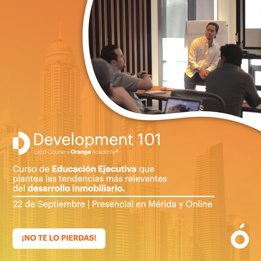 Curso: Development 101 x Orange Academy 

Ingresa a cursos.orangeacademy.org/2022/07/20/dev… e inscríbete ¡hoy mismo!

Orange Academy x Orange Investments® 🍊
#Curso #OrangeAcademy #OrangeInvestments #RealEstate #DesarrolloInmobiliario #LATAM