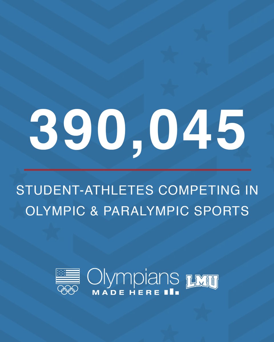 This college season, there are more than 390,000 student-athletes competing in Olympic & Paralympic sports on campus. We are grateful to support the Lions! #JoinThePride x #OlympiansMadeHere