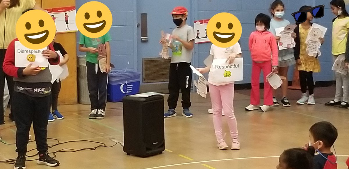 Hillmount Heroes assembly. We show our spirit and grade 2/3 students tell us what respect is all about! #studentvoice <a href="/marham99/">M. Hamid</a> <a href="/LC2_TDSB/">Learning Centre 2</a>