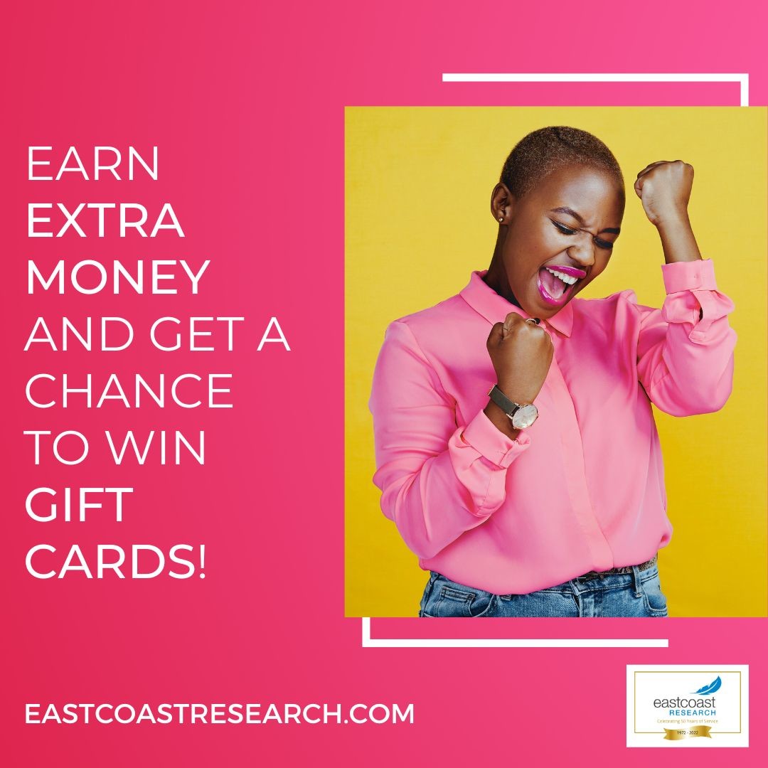 ecr_research's tweet photo. Get a chance to win gift cards when you become a respondent at Eastcoast Research.
Visit the link in our bio for more details.
#eastcoastresearch #marketresearch #earnextracash #earnmoneyfromhome #youropinionmatters #giftcards #giftcertificates #winwitheastcoastresearch https://t.co/tt8ByBLmmG