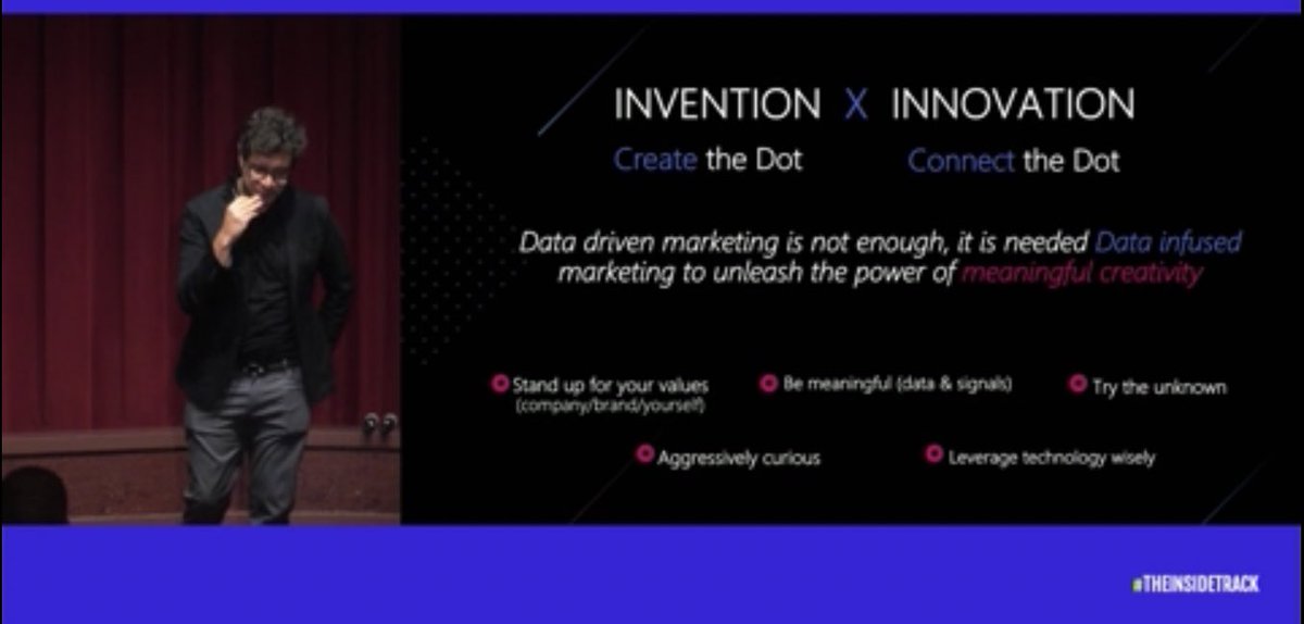 Mauricio Ferreira explains why we should evolve from data driven marketing to data infused marketing that unleashes creativity #TheInsideTrack #Marketing #Advertising #NowPlaying
