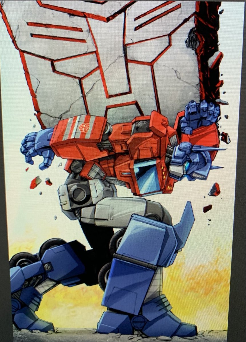 Here’s a recent IDW Optimus Prime fan commission I drew up, which is a homage piece to the classic King Sized Hulk 1 cover by the legendary Jim Steranko.