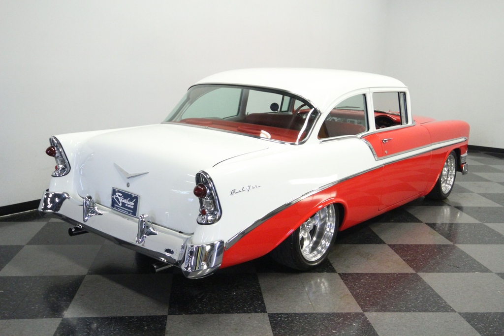 streetsidecars's tweet photo. #SoldItWithStreetside! This 1956 #Chevrolet 210 #Restomod features a 502 cubic inch crate V8 teamed with a 4-speed automatic transmission.

Link: https://t.co/GrPqavKxZ8

#musclecar #hotrod #classiccar #carporn #classicchevrolet #chevrolet210 #chevy210 #trifive #trifivechevy https://t.co/X0tm3SDUmk