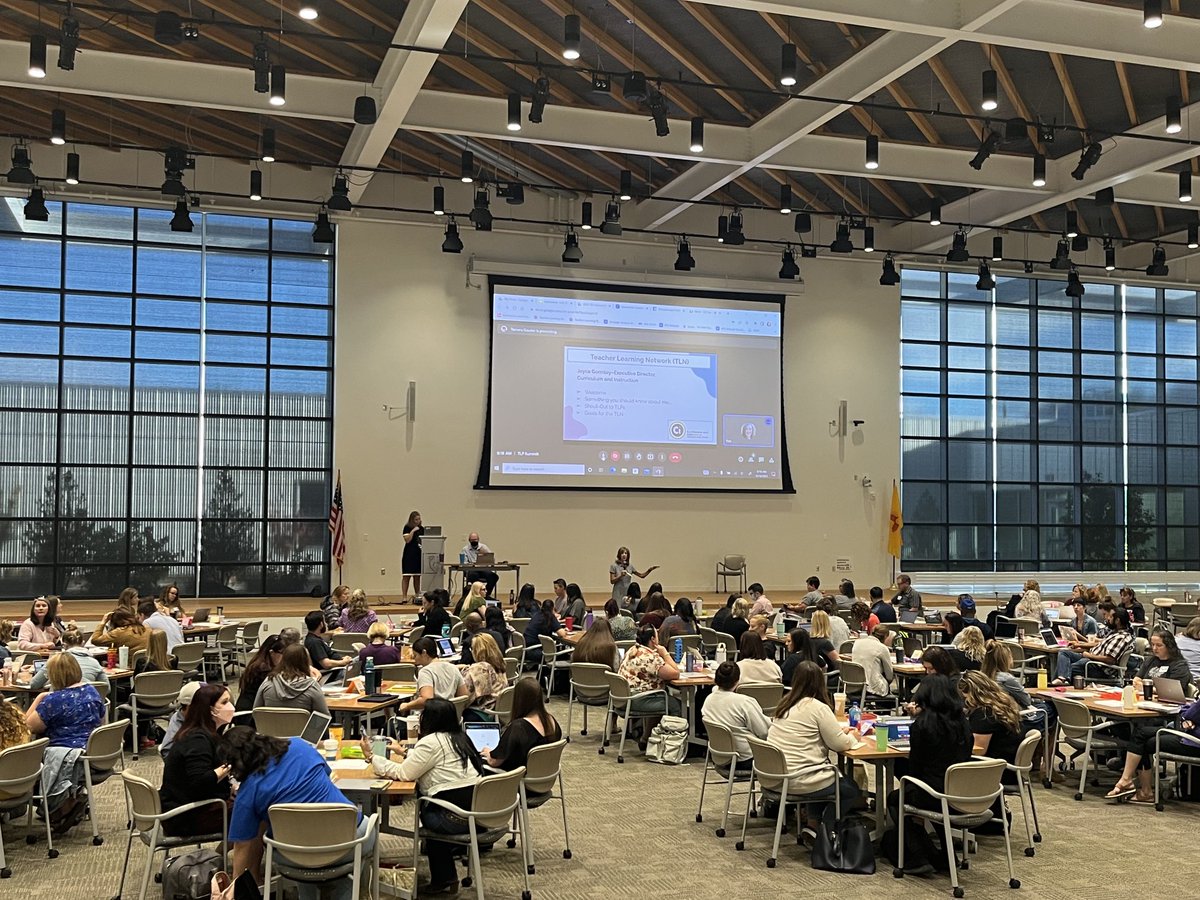 Excited to be back in person with ⁦<a href="/ABQschools/">Albuquerque Public Schools</a>⁩ Teacher Leaders as we focus on Communication and Connections. #teachersleading