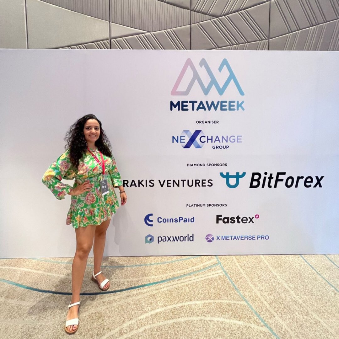 DVerseGTM's tweet photo. Kicking off the Dubai event season with @themetaweek π
It was great meeting fellow crypto enthusiasts, and we look forward to the upcoming events for all things #crypto, #blockchain & #Web3 π
#DVerse #Metaverse #MetaWeek https://t.co/muEgHaKJOf