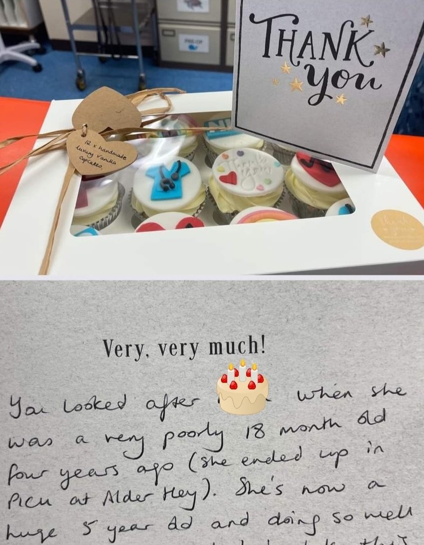 WHHPaediatrics's tweet photo. A lovely thank you received by consultant Dr Webb this morning.
How thoughtful 💕
#thankyou #grateful #amazingcare #outstanding #GoldStandard #paediatrics #cakes #goodexperiences #healthcareexperiences #patientexperience #PatientCare #feedback #childrensservices #nhs #whh https://t.co/MwQ0O85EYf