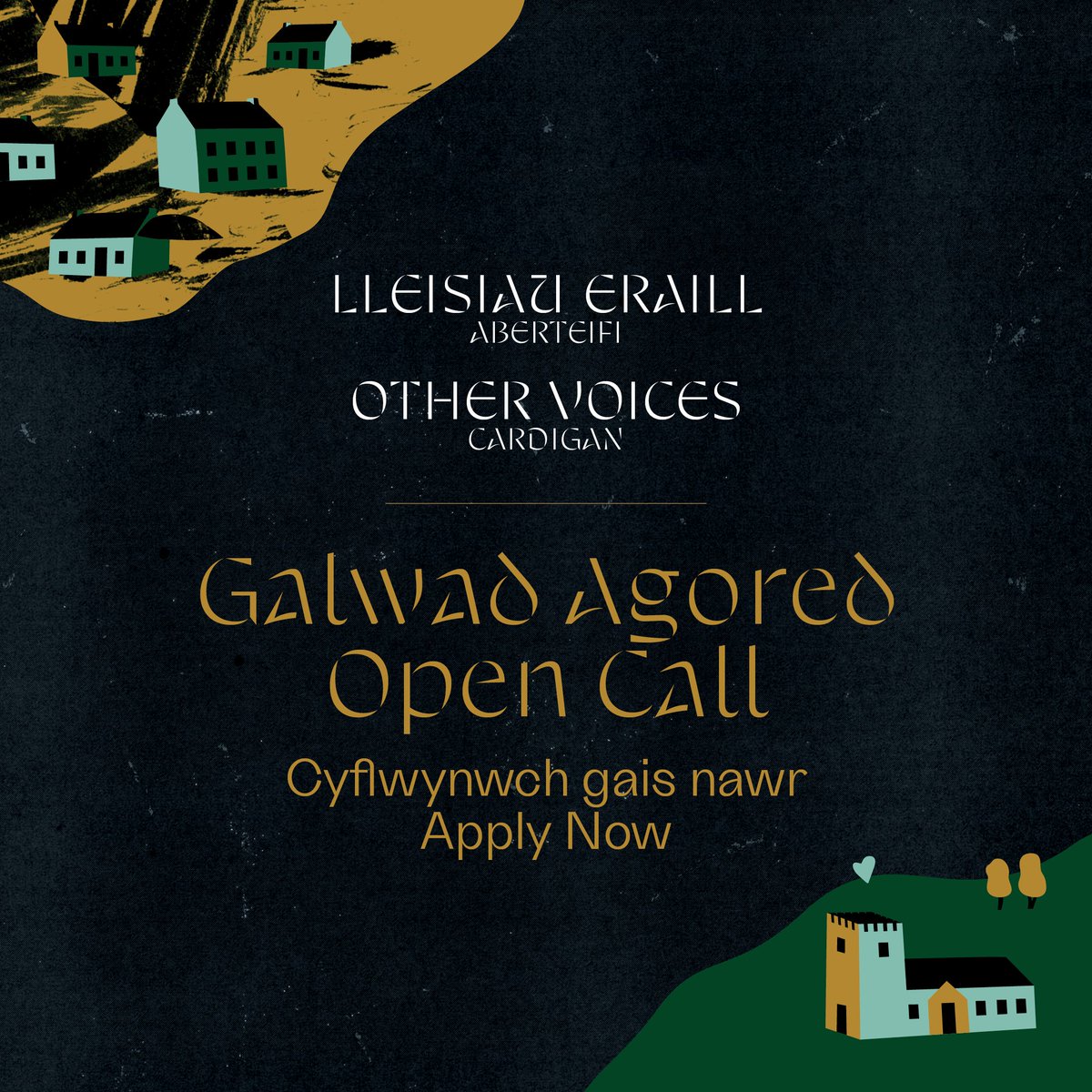 LLEISIAUERAILL's tweet photo. GALWAD AGORED i fandiau/cerddorion - diddordeb mewn cymryd rhan yn Llwybr Cerdd @LleisiauEraill #Aberteifi ym mis Tachwedd eleni? Mae ein galwad agored ar agor nawr. TERFYN AMSER 23ain Medi, cyflwynwch eich manylion yma: https://t.co/Lh7ryFob3g https://t.co/VeGr96wn3y